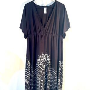 BLACK SWIM COVER UP BY SWIMSUITS  FOR ALL SIZE 14-16